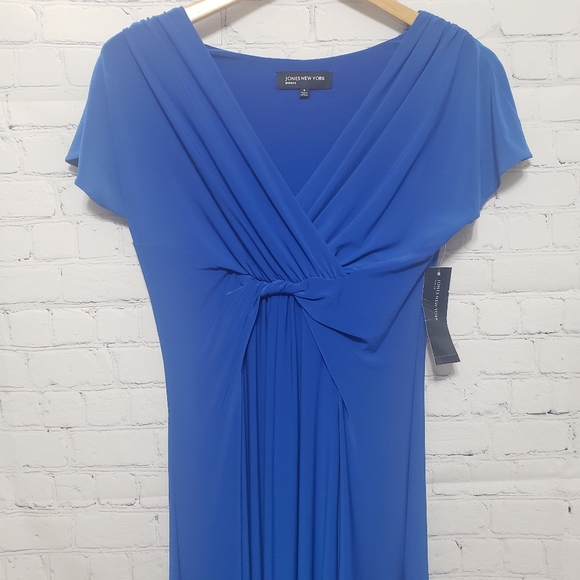 Jones New York NWT Sz 6 Cerulean Blue Dress - Picture 13 of 15